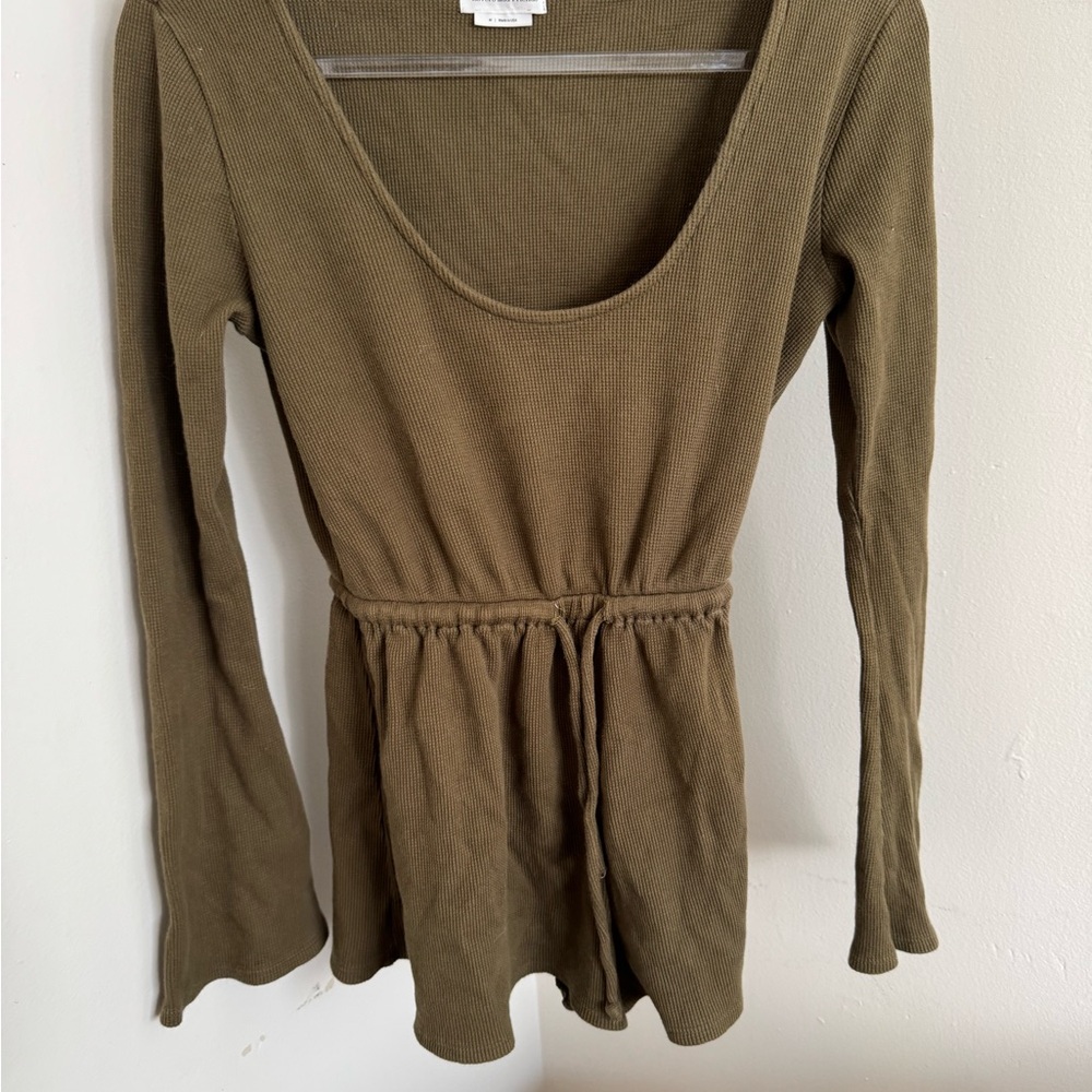 REVOLVE Olive Green Long Sleeve Women's Top